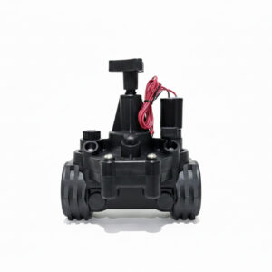 Válvula Elétrica Plástica Rosca 2″ C/Controle de Fluxo P/Irrig