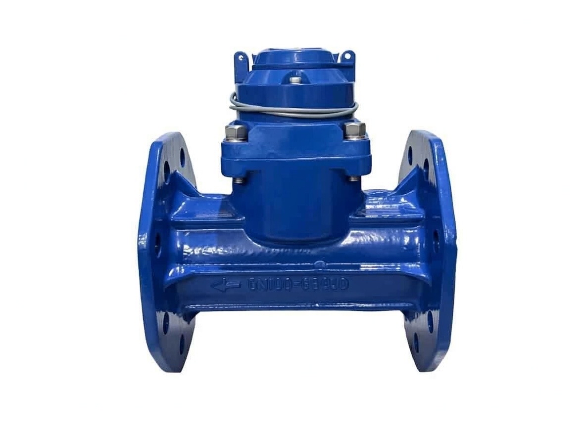 Hidrômetro Metálico Flange 4″ DN100 C/Emissor de Pulso P/Irrig
